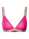 Hugo Triangle Sporty Lace Γυναικείο Σουτιέν Ροζ 50535247-675