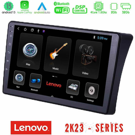Lenovo Car Audio System for Nissan Navara / Pathfinder 2004-2016 (Bluetooth/USB/WiFi/GPS/Apple-Carplay/Android-Auto) with Touch Screen 9"