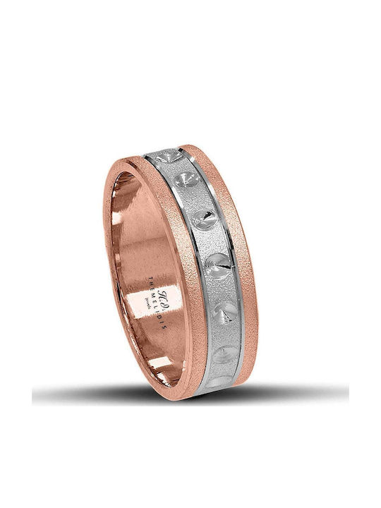 Themelidis Jewels Σετ Βέρες από Λευκόχρυσο 14Κ