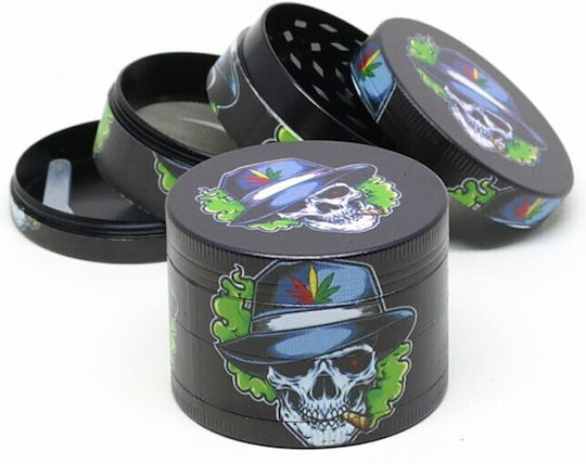 Τρίφτης Καπνού Mado Multi Skull 50mm 4 Parts 661-2187 B