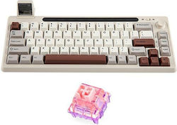 Epomaker RT65 Flamingo Ασύρματο Μηχανικό (Αγγλικό US)