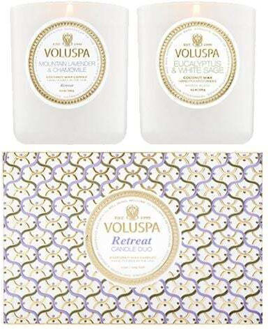 Voluspa Αρωματικό Κερί σε Βάζο Λευκό 9x12εκ.