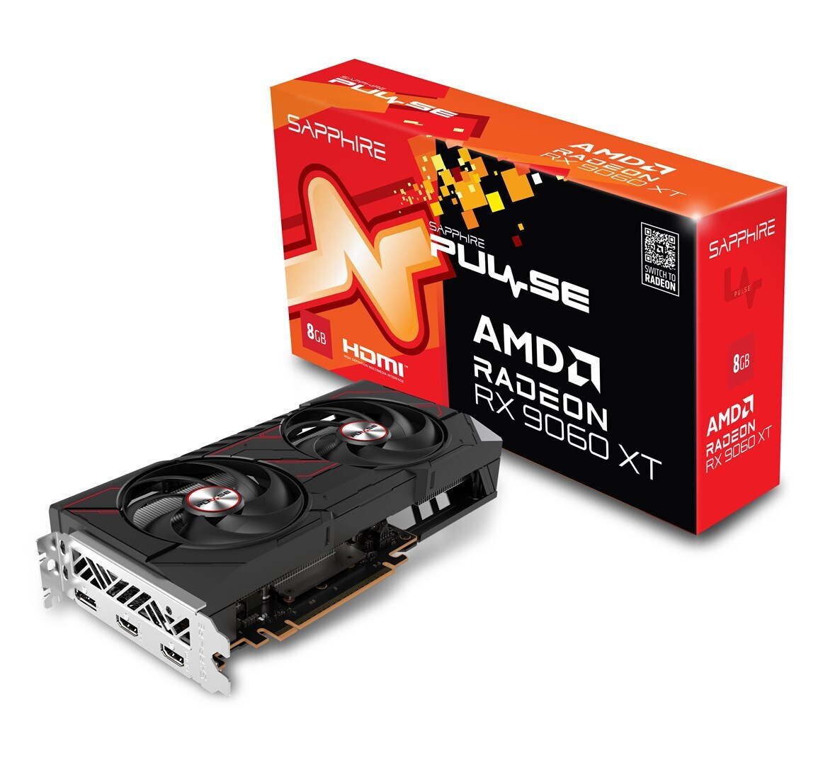 Sapphire Radeon RX 9060 XT 8GB GDDR6 Pulse Κάρτα Γραφικών
