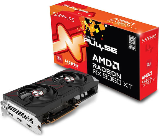 Sapphire Radeon RX 9060 XT 8GB GDDR6 Pulse OC Видео Карта