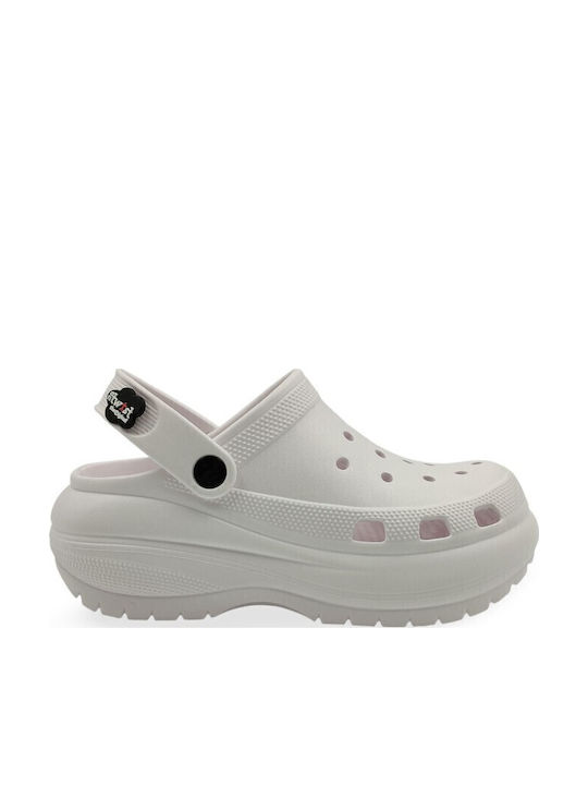 Twist Damen Anatomisch Clogs Weiß