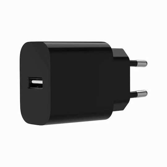 Gembird Зарядно без кабел с USB-A порт 12W Power Delivery Черен (TA-UC-1A12-01-BK)