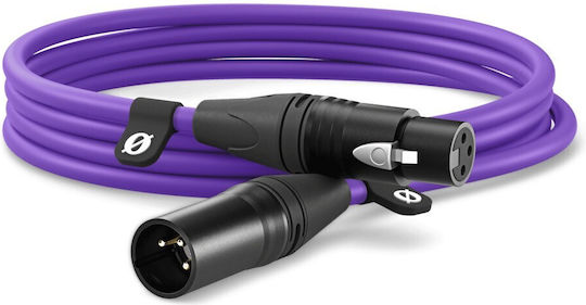 Rode Cable XLR male - XLR female Μωβ 3m O698813010035