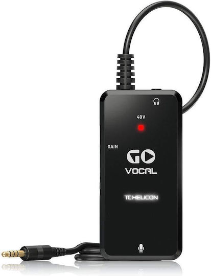 Εφέ Κιθάρας Tc Helicon Go Vocal Interfejs Mikrofonu Mobile Devices