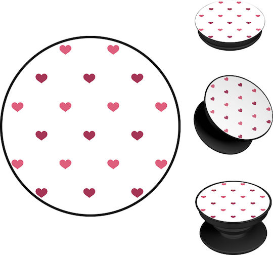 Sonique Pop Socket Κινητού Heart White