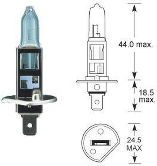 Magneti Marelli Lamps Car H1 Halogen 12V 55W 1pcs