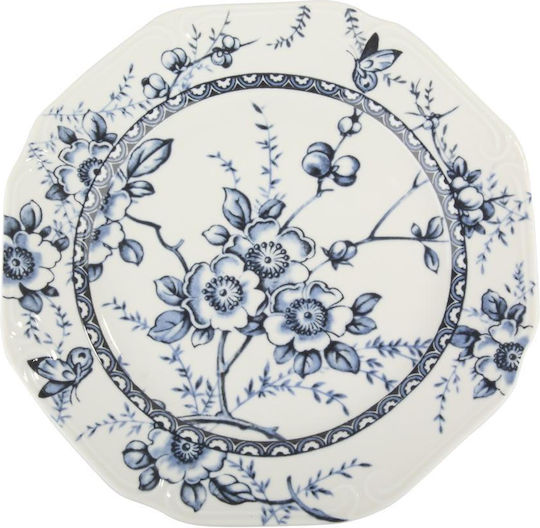 Oriana Ferelli Πιάτο Ρηχό Μπλε με Διάμετρο 31cm