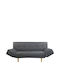 Nereida Dreisitzer Sofa Bett Grau 180x90x80cm
