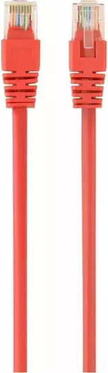 Patch Cord Utp Spacer Cat5e Copper-aluminum 0.25 M Red Awg26 "sp-pt-cat5-0.25m-r" Include Vat 0.06 Lei