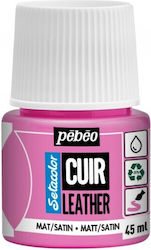 Vopsea Leather Pebeo 45ml Roz Candy