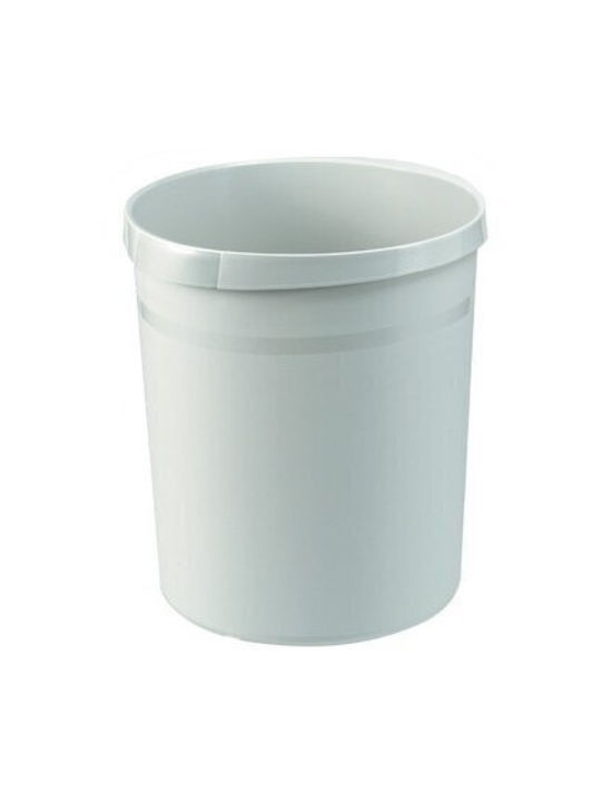 Desk Office Waste Bin 18 Liters Han Grip Gray