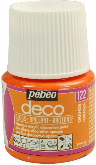 Ακρυλικο Γυαλιστερο Pebeo Deco 45ml Orange