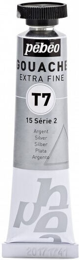 Pebeo Τέμπερα Ζωγραφικής Silver σε Σωληνάριο 20ml