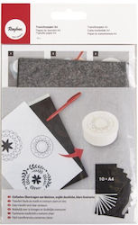Set of 10 Pieces Carbon Black A4