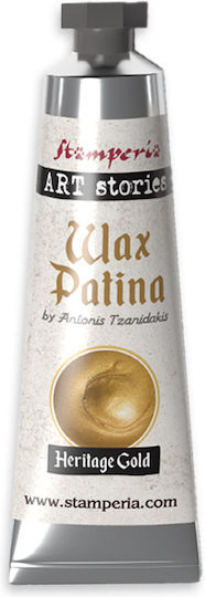 Wax Decoupage Patina Κεριού Stamperia 40ml Heritage Gold