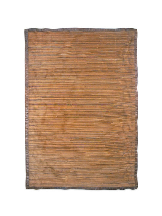 Tapicap Border Χαλί Ορθογώνιο Δερμάτινο Μπεζ 140x195cm