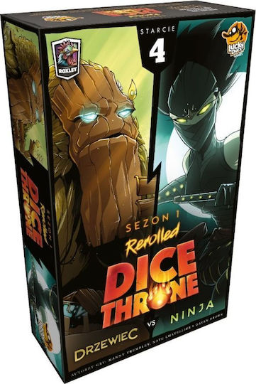 Lucky Duck Dice Throne Αναμέτρηση 4 Δρυΐδης Vs Ninja