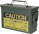 Μεταλλικό Κουτί Πυρομαχικών Caution Risk Cal 30mm Fosco Industries