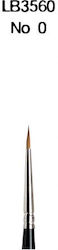 Synthetic Kolinsky Round Art Brush No0