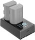 SmallRig Διπλός Φορτιστής Μπαταρίας Lp-e6nh