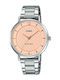 Casio Men's Watch Battery with Silver Metal Bracelet