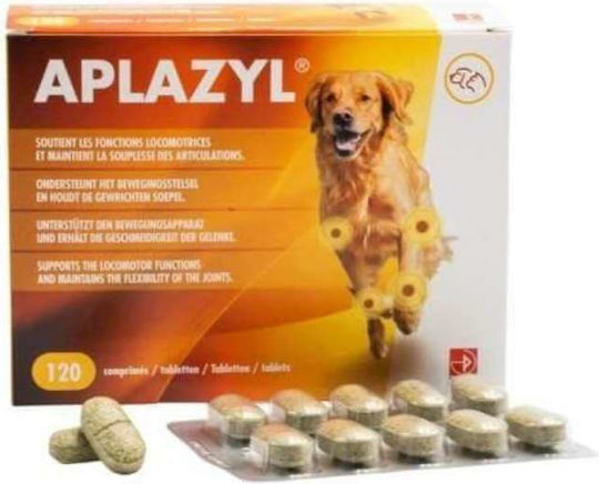 Aplazyl Kalzium für Hunde in Tablettenform 120 Registerkarten für Gelenke