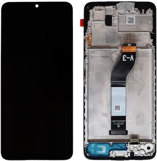 Xiaomi Οθόνη με Μηχανισμό Αφής και Πλαίσιο για Xiaomi Redmi 13C 5G (Μαύρο)