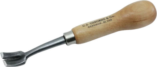 Jgs S.a Erga-122 Wide Wooden Scraper Sieve Nails Barrel Length Blade 7.3cm
