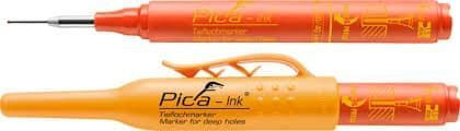 Pica-ink 150/40 Маркер За Дълбоки Дупки Червен