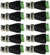 Bnc Мъжки Блок 10 Броя Mpn:dcs-cctv-bnc-male-10