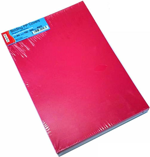 Οπισθόφυλλο Βιβλιοδεσίας Pvc Magenda Α4 300mic 100τμχ
