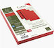 Back Cover Bookbinding A4 100 Sheets Leather Type 270g Color Red Exacompta