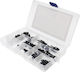 Set E-clip Type Slide-in Linch Pins 10 Different Sizes 300 Pieces Oem