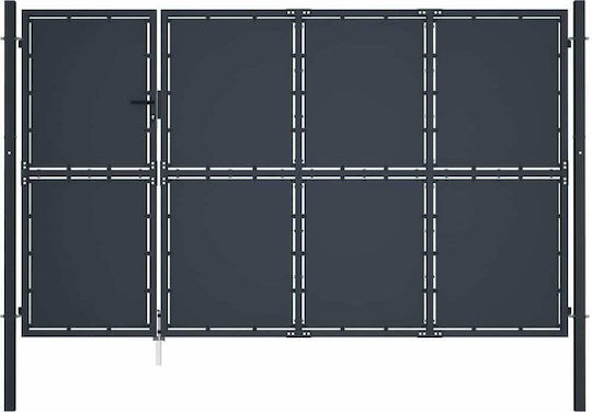 Градинска Порта Метална 150x350см Коталис