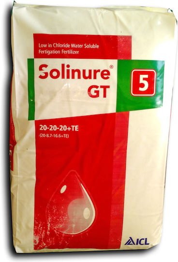 Λίπασμα Solinure Gt 5 20-20-20+te 25kgr