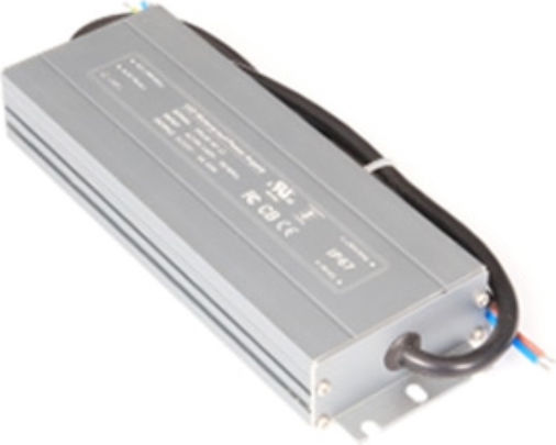 Baris Light LED-Netzteil Ip67 12V 300W Schlank Eingang 170-264VAC 352x58x25mm W6011001-019