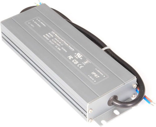 Baris Light LED Захранване Ip67 12v 100w Slim Вход 170-264vac 215x58x25mm W6011001-011