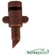 Mini Spray Nozzle 180 Degrees Orange 40 L/h-2at