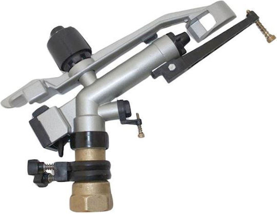Adjustable Impact Sprinkler 1 1/4" 3 Nozzles No9 10 12 17-28m Diameter 4 5-14 2m³/h Jolly Secteur 10124 Sime