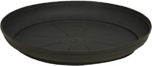 Pot Plate Miltoplast-scopelos Anthracite No122 15 cm Diameter