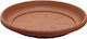 Plastic Pot Plate Skopelos Φ17cm Brown-Terracot...