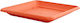 Square Pot Plate Miltoplast Geramica Dilos No 91 26.5 × 26.5 Cm Terracotta