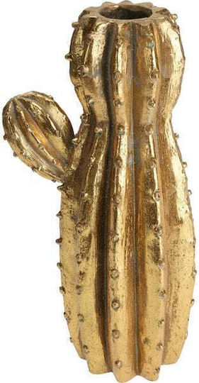 Ceramic Plant Pot Cactus 41.5cm Gold