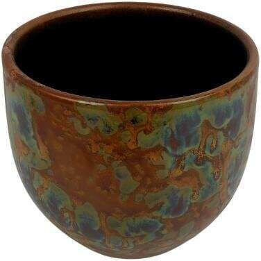 Plant Pot Ceramic Mason 14x13cm Terracotta