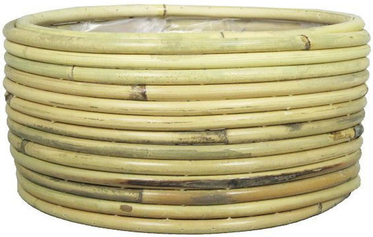Coș Willow Din Lemn D27 H14cm Căptușeală 3pot/12