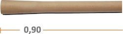 Pole Handle 90cm X 22mm Cultivator Rake Hoe Martin Type Made of Beech Wood